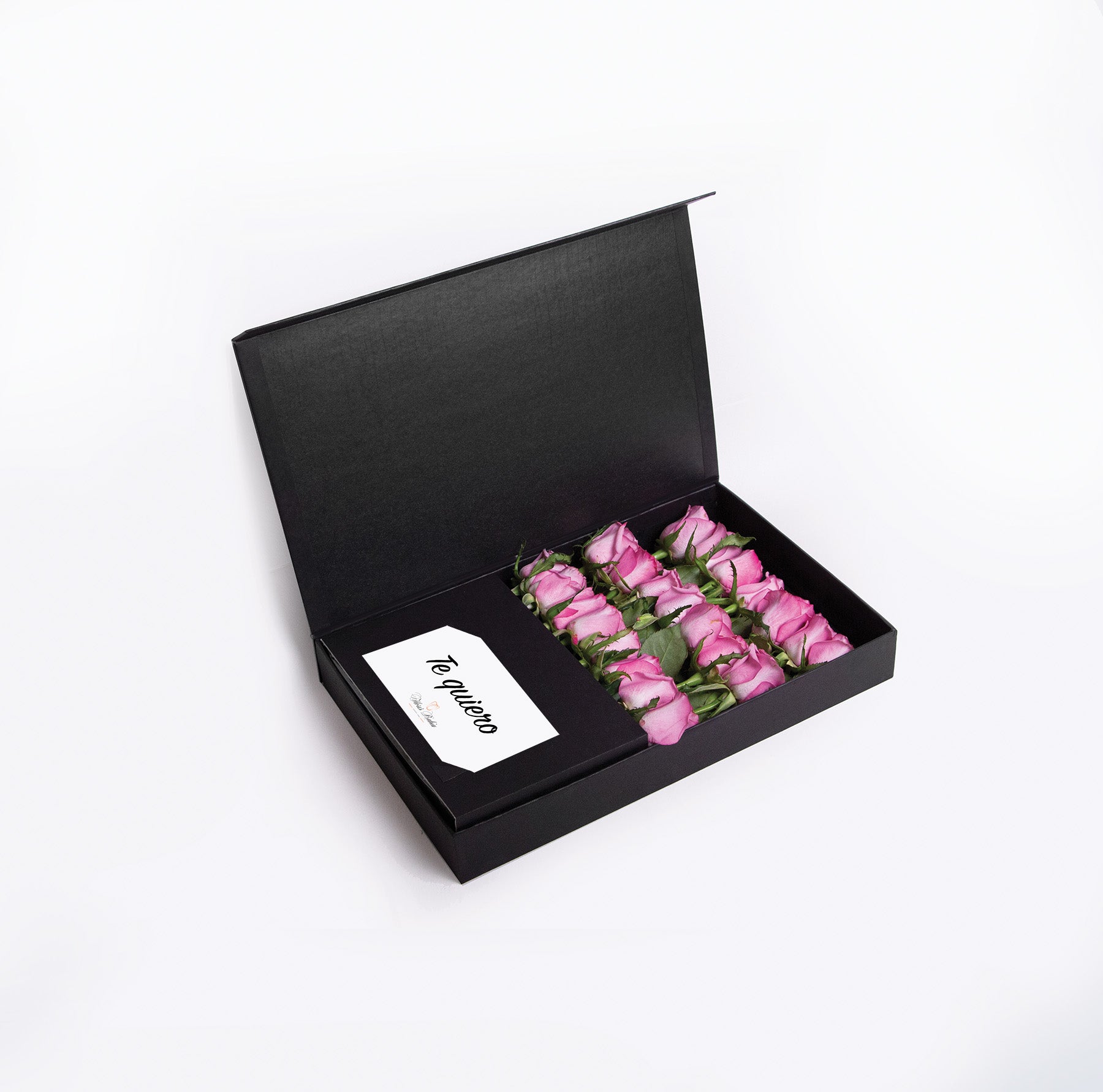 Caja con Rosas Rosas