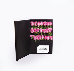 Caja con Rosas Rosas
