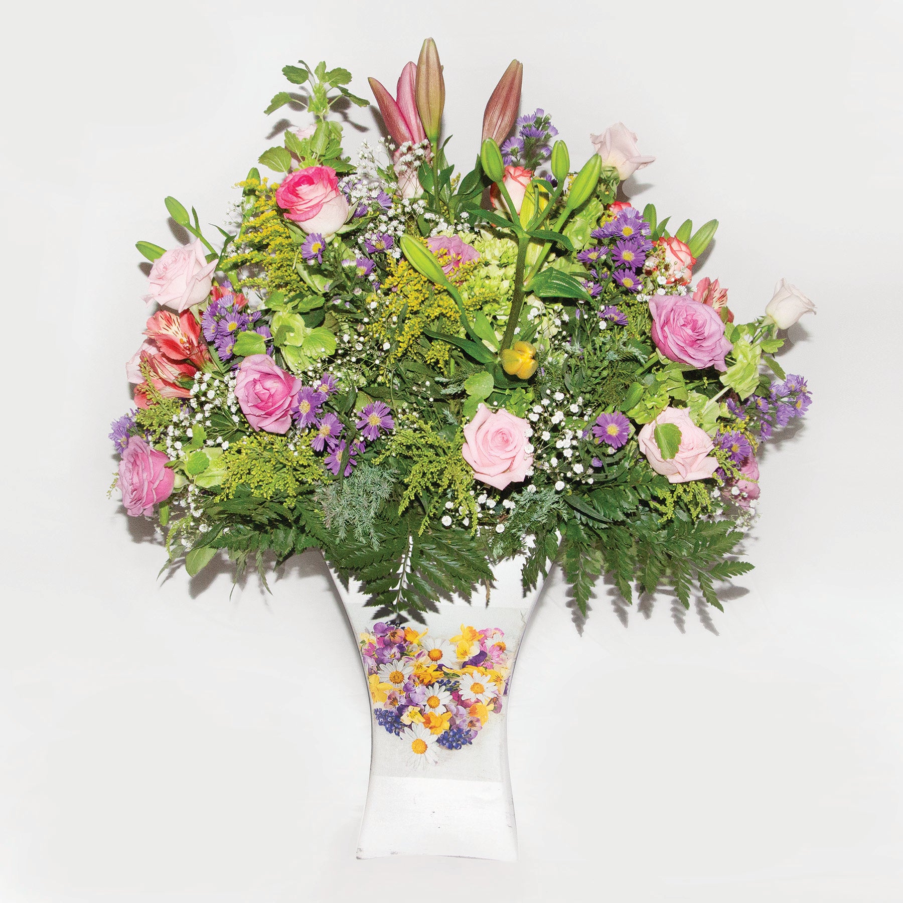 Arreglo Rosas lilas