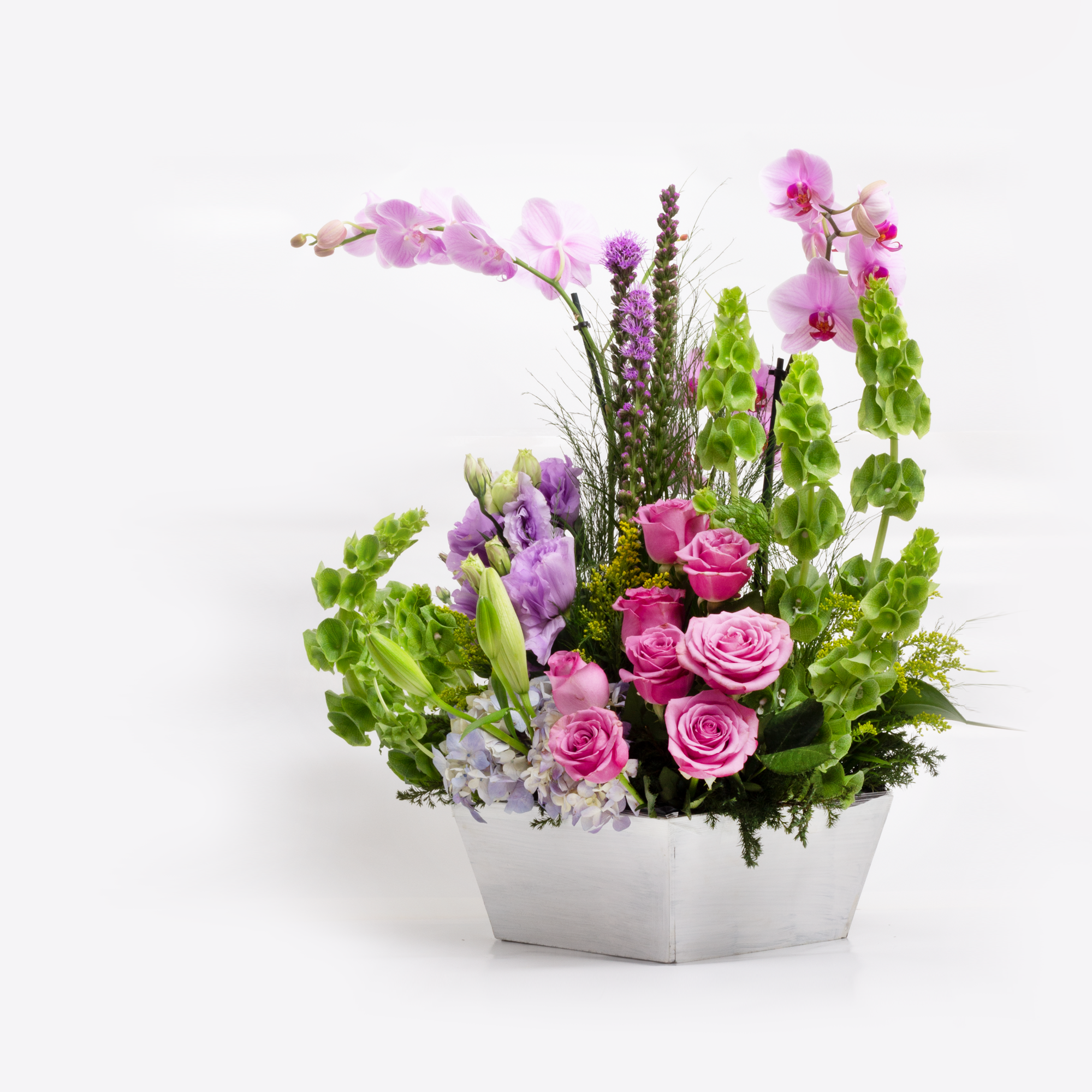 Arreglo Orquídeas Rosas