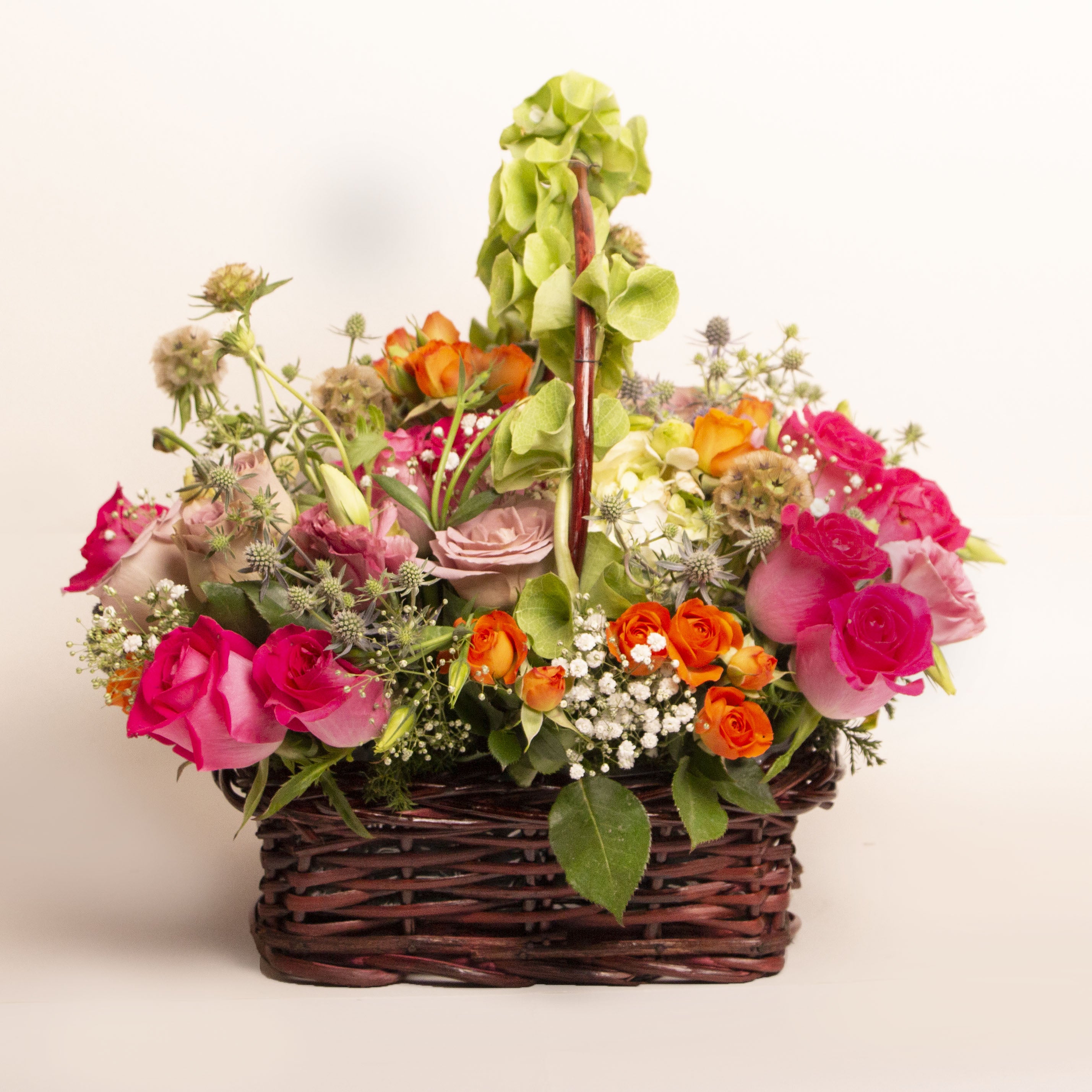 Canasta con Rosas